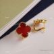 Best Quality V C A Vintage Allhambra Earrings Gold and Black Onyx Women (3)_th.jpg